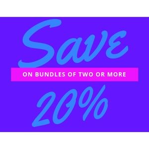 20% OFF two or more items!